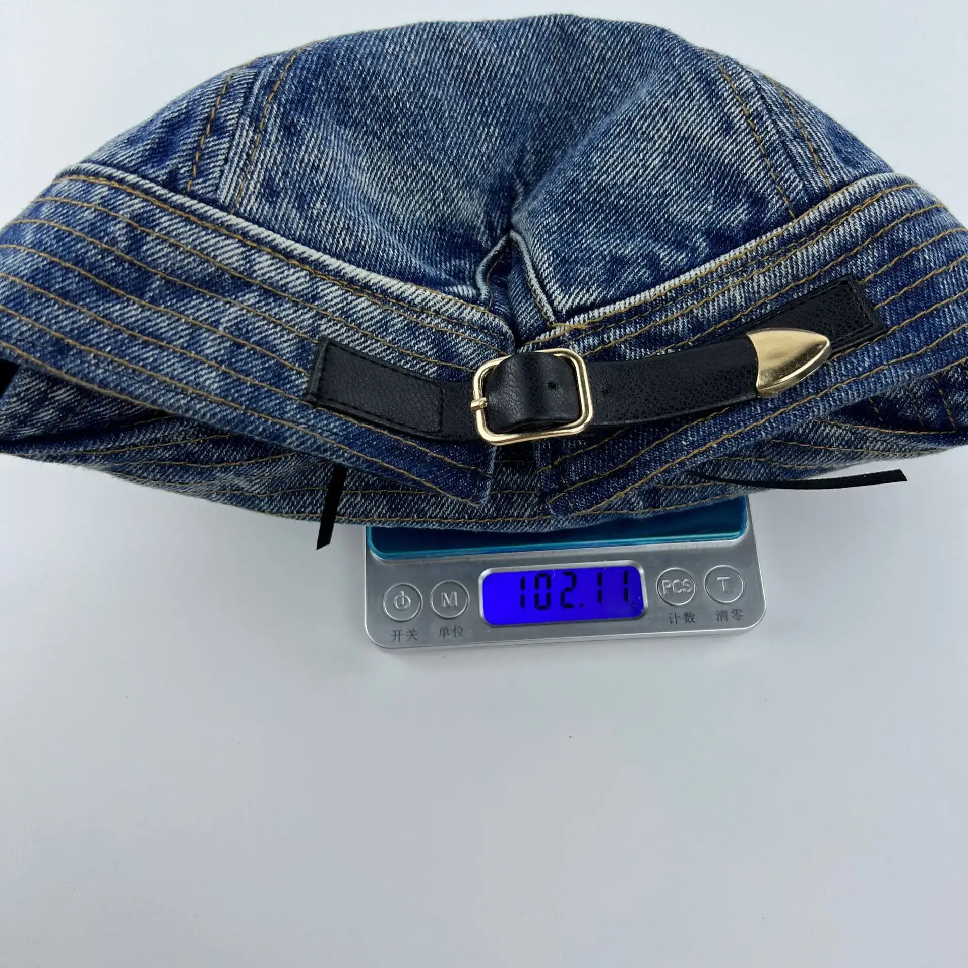 Men's Blue Denim Eave Cowboy Hat with Soft Inner — feature 11