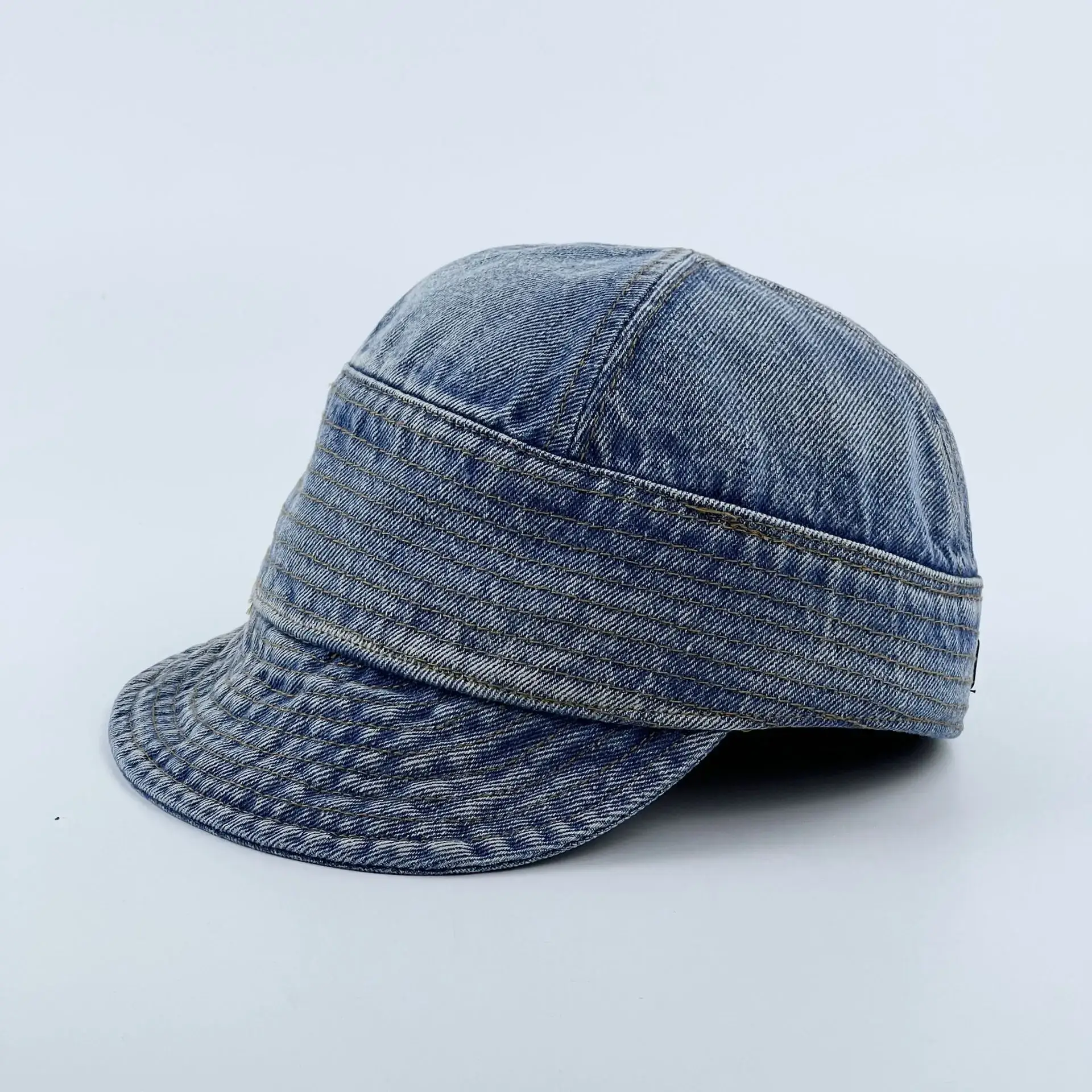 Men's Blue Denim Eave Cowboy Hat with Soft Inner — feature 3