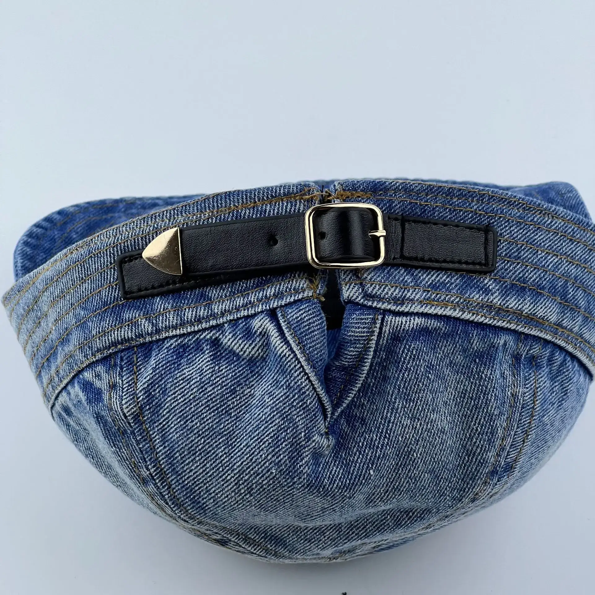 Men's Blue Denim Eave Cowboy Hat with Soft Inner — feature 8