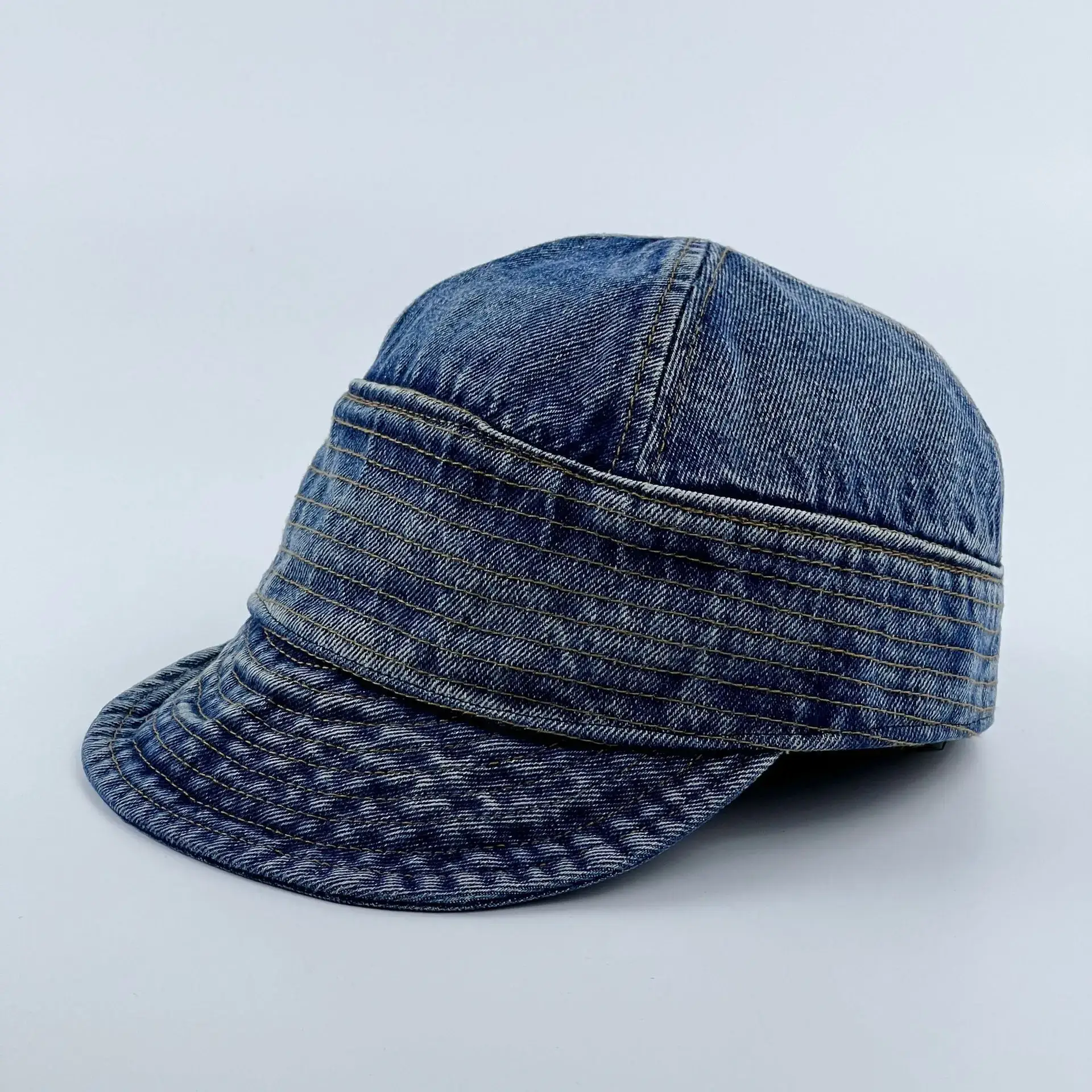 Men's Blue Denim Eave Cowboy Hat with Soft Inner - Image 2