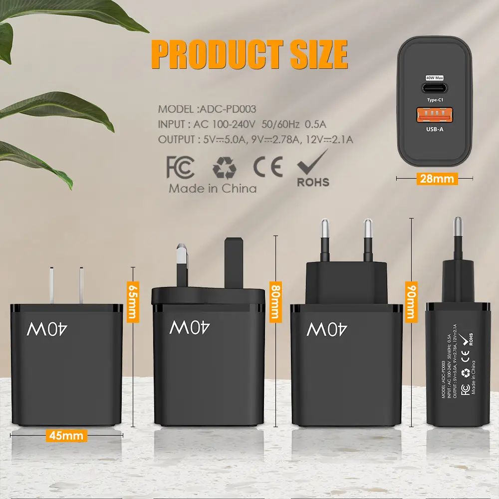 40W Cross-Border USB Charger for iPhone — feature 9