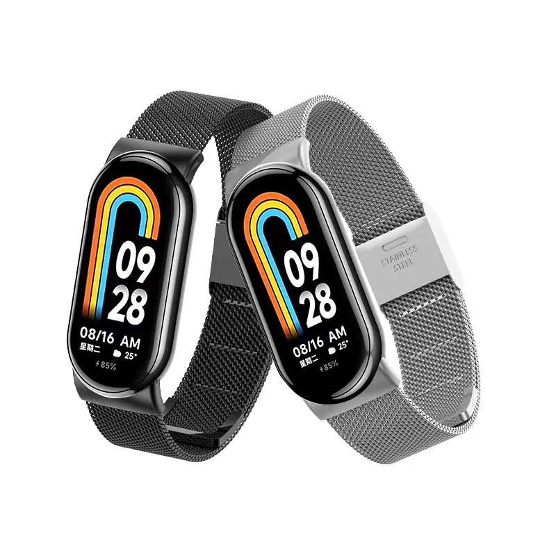 Xiaomi Mi Band 9 Stainless Steel Mesh Watch Strap - Image 11