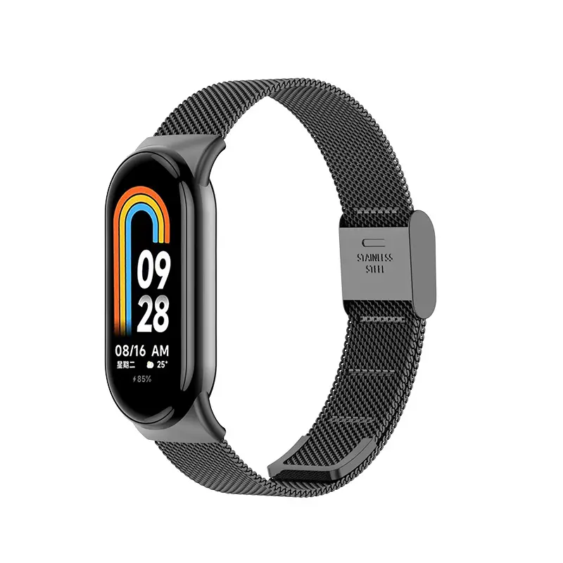 Xiaomi Mi Band 9 Stainless Steel Mesh Watch Strap — feature 3