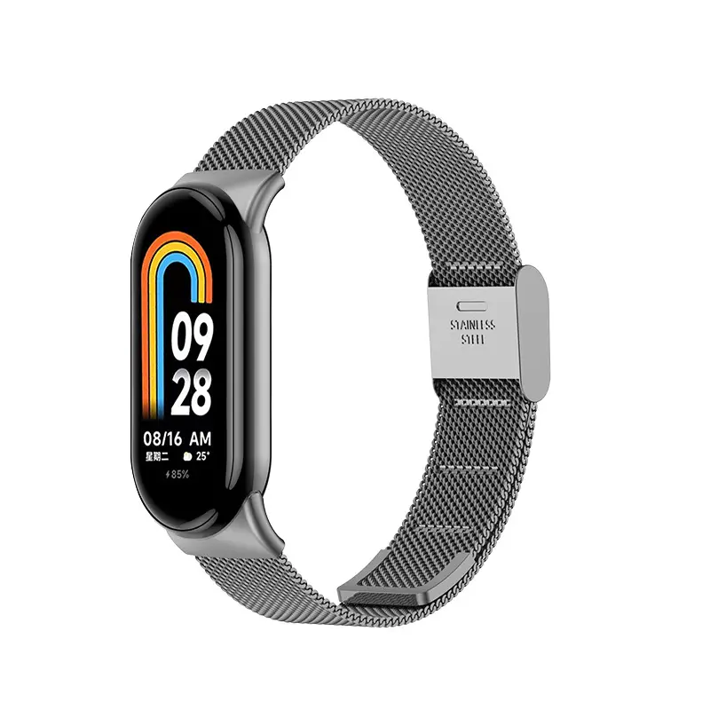 Xiaomi Mi Band 9 Stainless Steel Mesh Watch Strap — feature 6