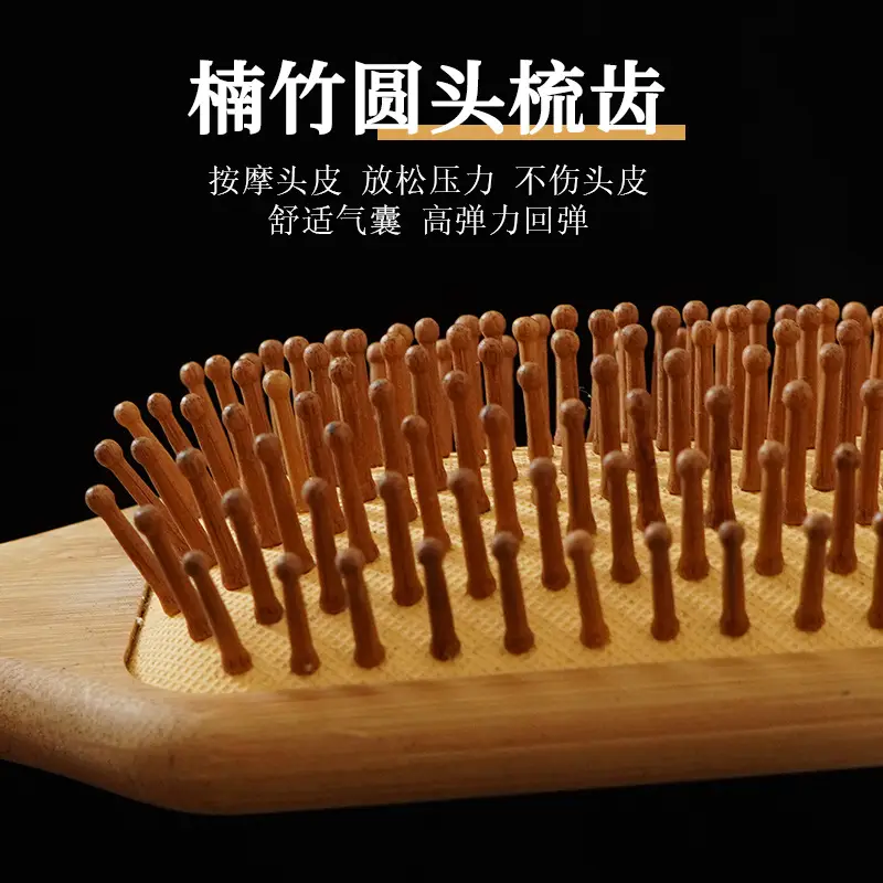 Wooden Hair Brush for Kids & Students - Image 4