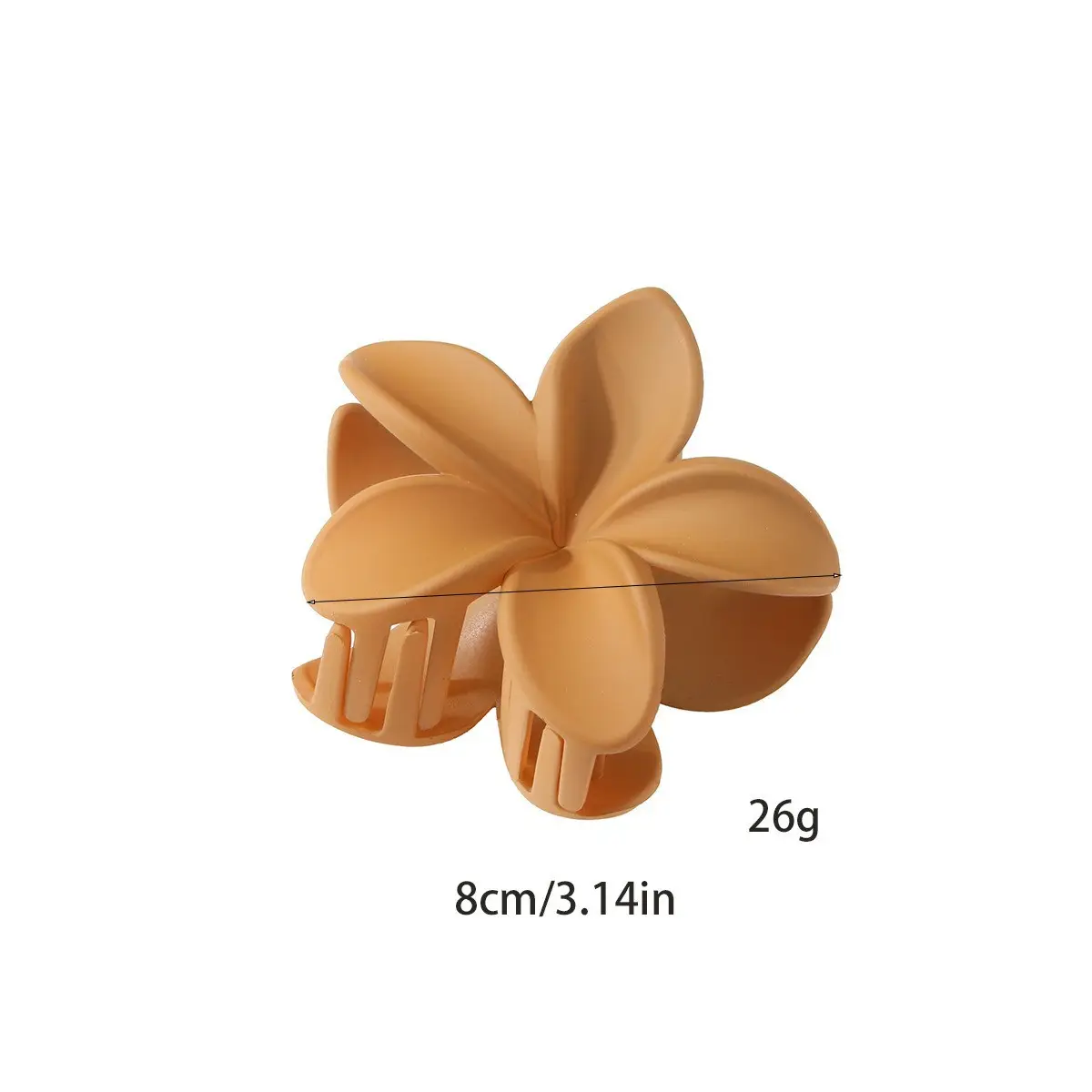 Guanyang Cross-border Large Egg Flower Frosted Grab Clip