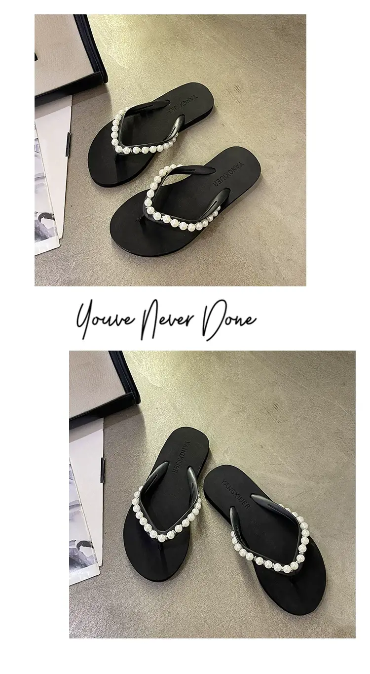 Women Pink Pearl Wedge Sandals β feature 32