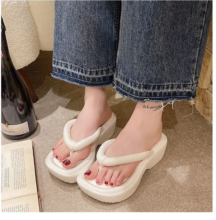 Women's Pink Platform Slippers Summer — feature 11