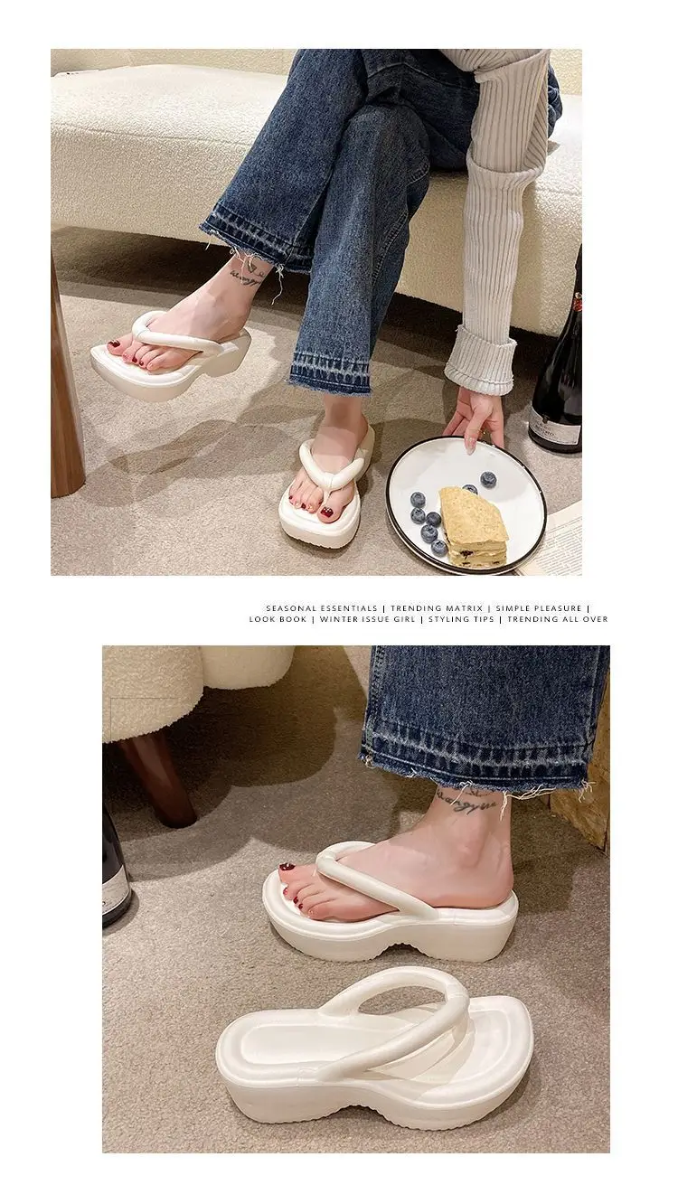 Women's Pink Platform Slippers Summer — feature 12