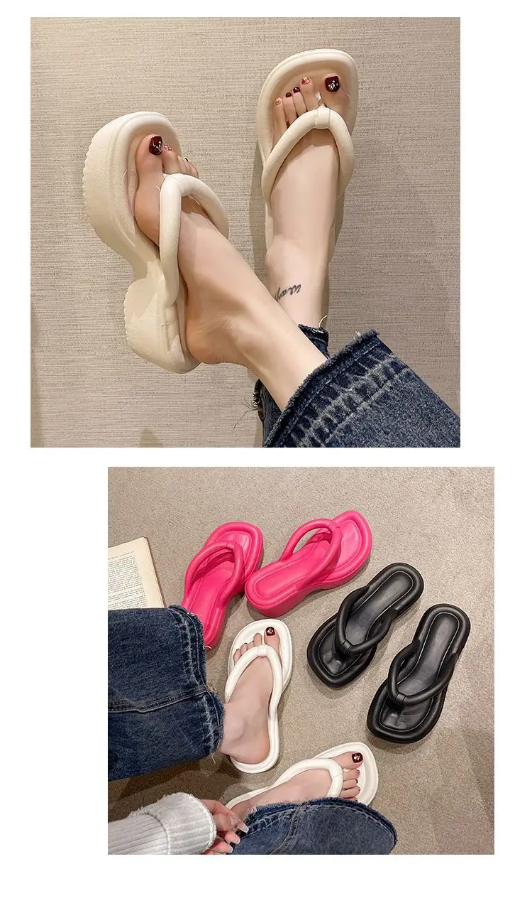 Women's Pink Platform Slippers Summer — feature 13