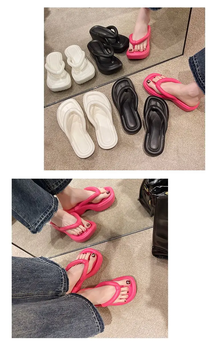 Women's Pink Platform Slippers Summer — feature 15