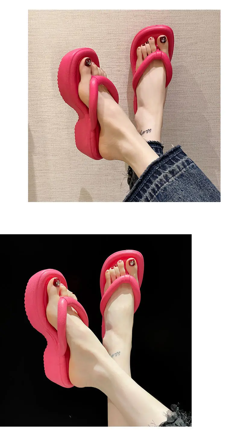 Women's Pink Platform Slippers Summer — feature 17