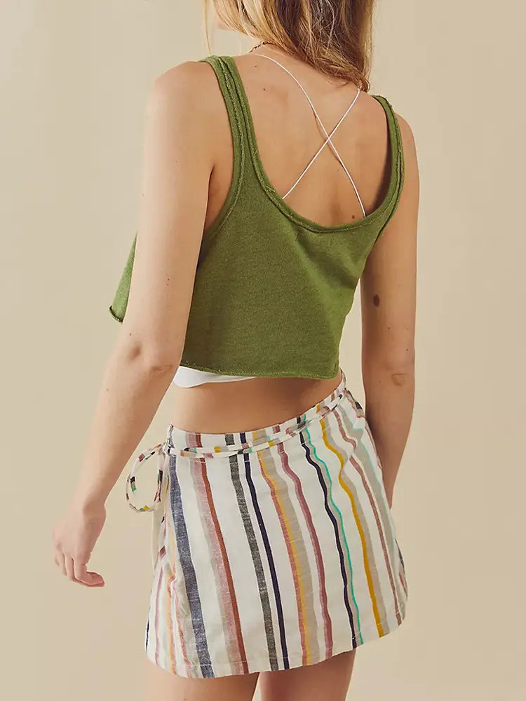 Green Pure Cotton Loose Sleeve Blouse