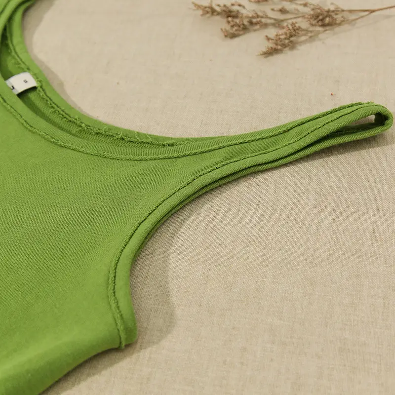 Green Pure Cotton Loose Sleeve Blouse — feature 35