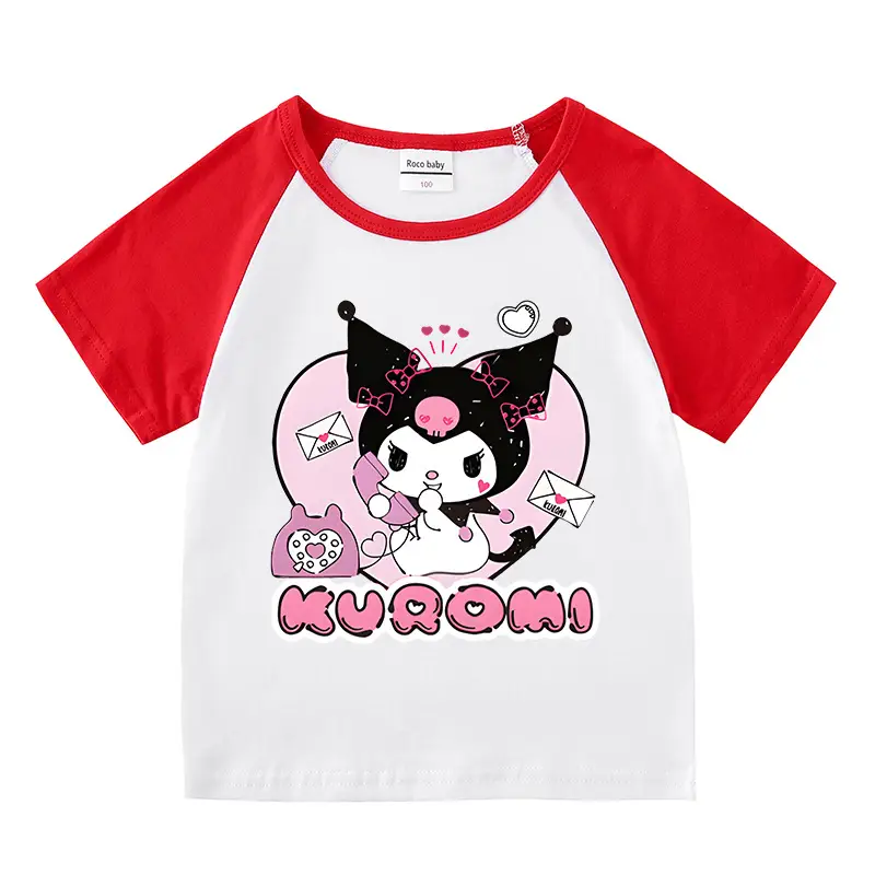 2023 Kids Kurta Shorts Set Black White Curly Cat Print - Image 10