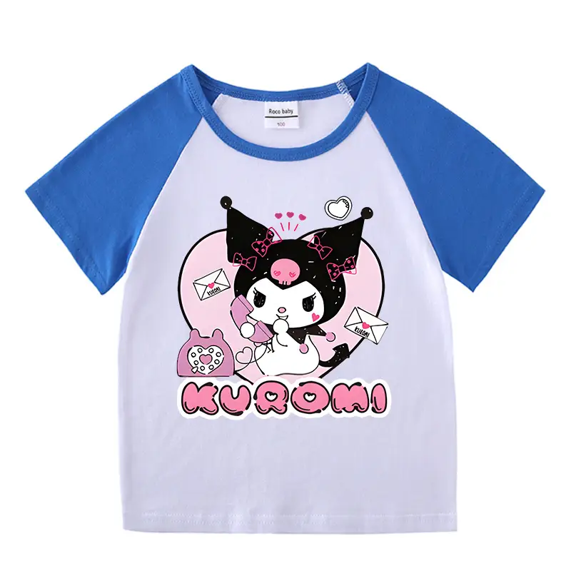 2023 Kids Kurta Shorts Set Black White Curly Cat Print - Image 11