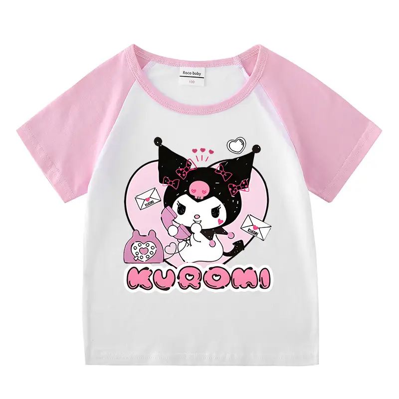 2023 Kids Kurta Shorts Set Black White Curly Cat Print - Image 12