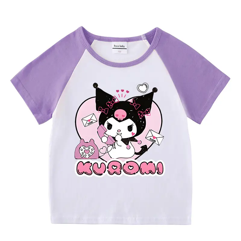 2023 Kids Kurta Shorts Set Black White Curly Cat Print - Image 17