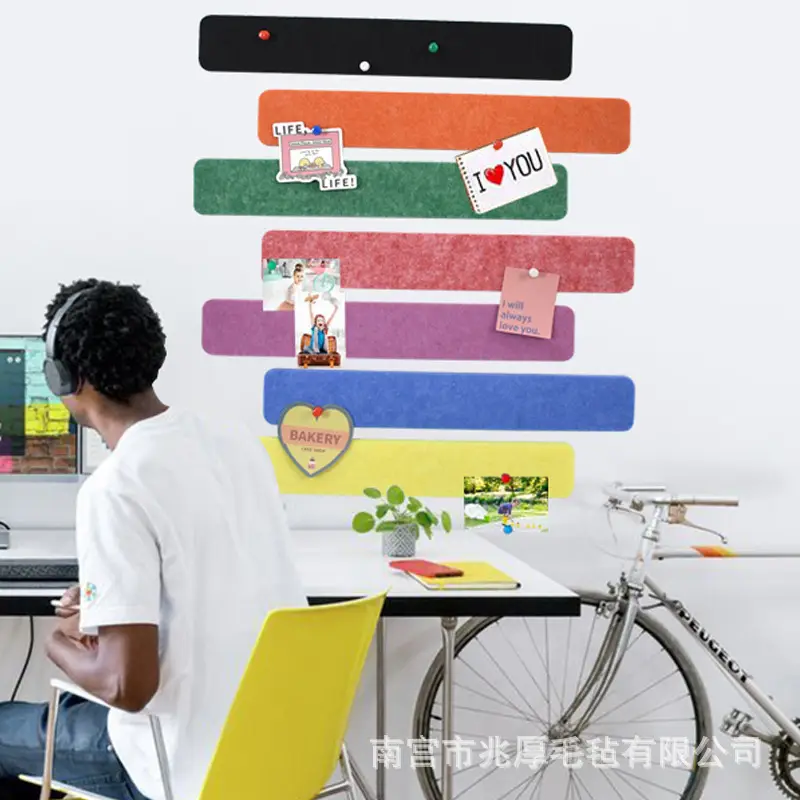 Cross-border e-commerce wholesale felt message strip felt Board office message board notes memo ins felt cloth — feature 11