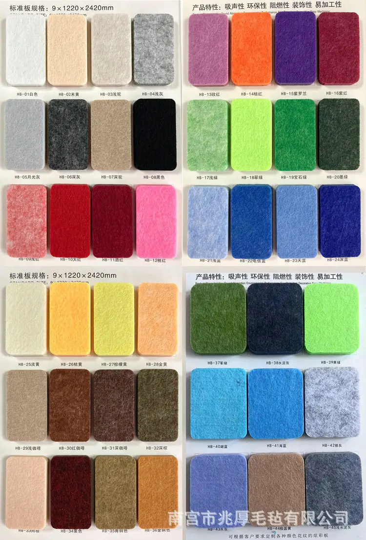 Cross-border e-commerce wholesale felt message strip felt Board office message board notes memo ins felt cloth — feature 17