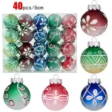 Christmas Ball Decor Set 101pcs White 3-6cm — feature 10
