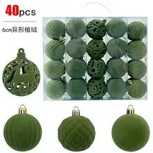 Christmas Ball Decor Set 101pcs White 3-6cm — feature 15