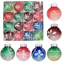 Christmas Ball Decor Set 101pcs White 3-6cm — feature 9