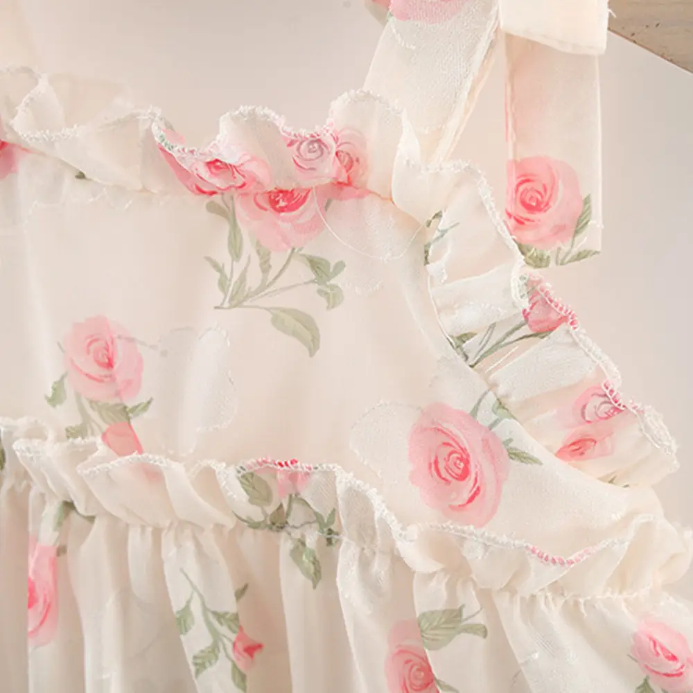 One-Year-Old Girl Floral Summer Skirt Dress - Image 3