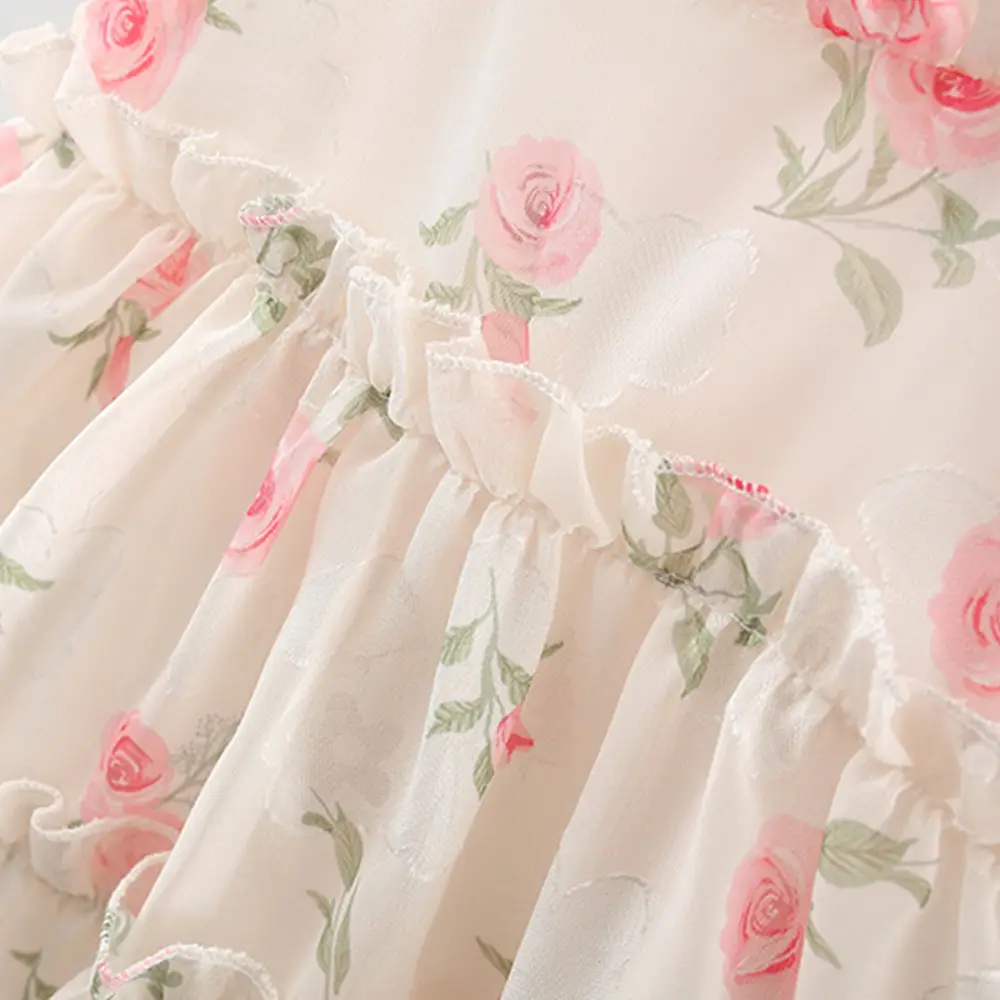 One-Year-Old Girl Floral Summer Skirt Dress - Image 4