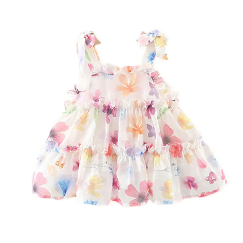 One-Year-Old Girl Floral Summer Skirt Dress - Image 5