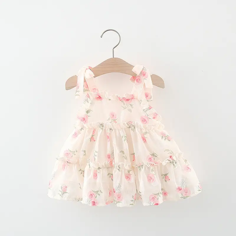 One-Year-Old Girl Floral Summer Skirt Dress — feature 1