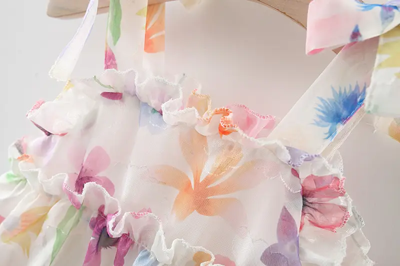 One-Year-Old Girl Floral Summer Skirt Dress — feature 12