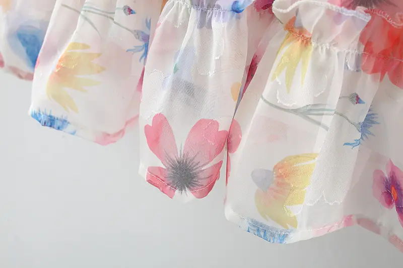 One-Year-Old Girl Floral Summer Skirt Dress — feature 13