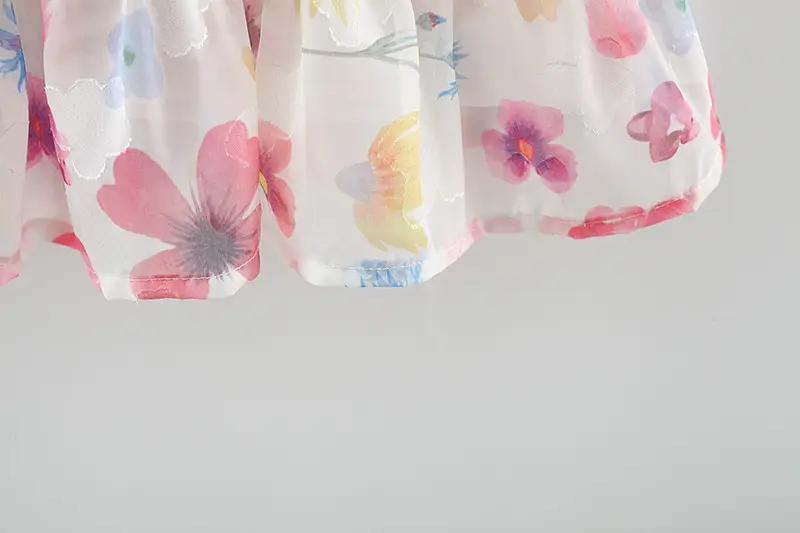 One-Year-Old Girl Floral Summer Skirt Dress — feature 14