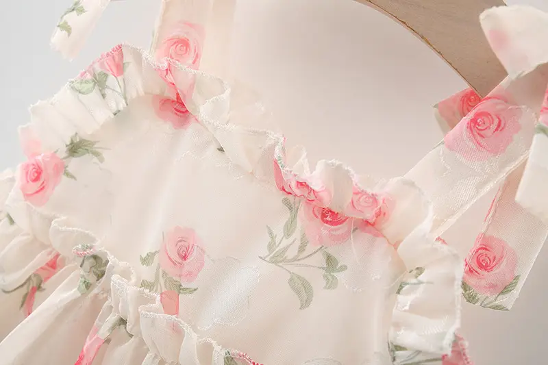 One-Year-Old Girl Floral Summer Skirt Dress — feature 3