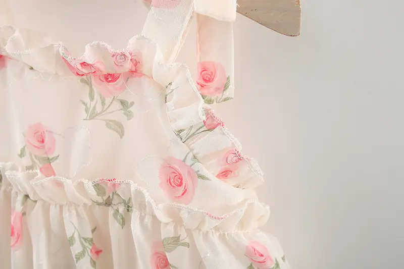 One-Year-Old Girl Floral Summer Skirt Dress — feature 4