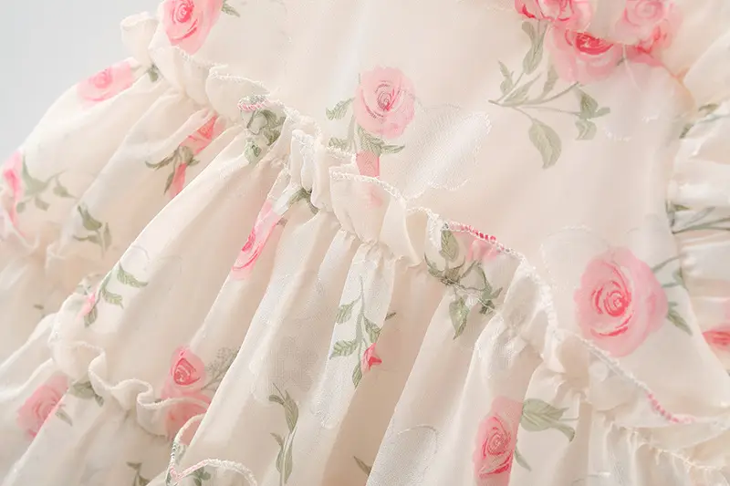 One-Year-Old Girl Floral Summer Skirt Dress — feature 5