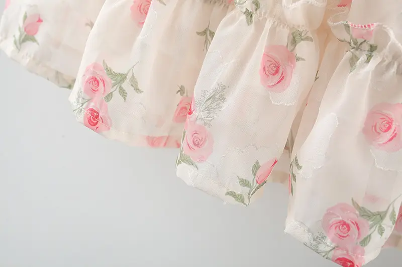 One-Year-Old Girl Floral Summer Skirt Dress — feature 6
