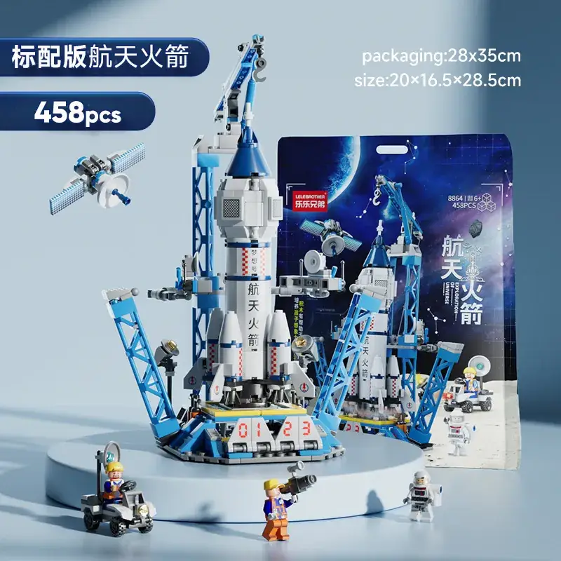Lego Space Shuttle Rocket Building Set for Kids - Image 6