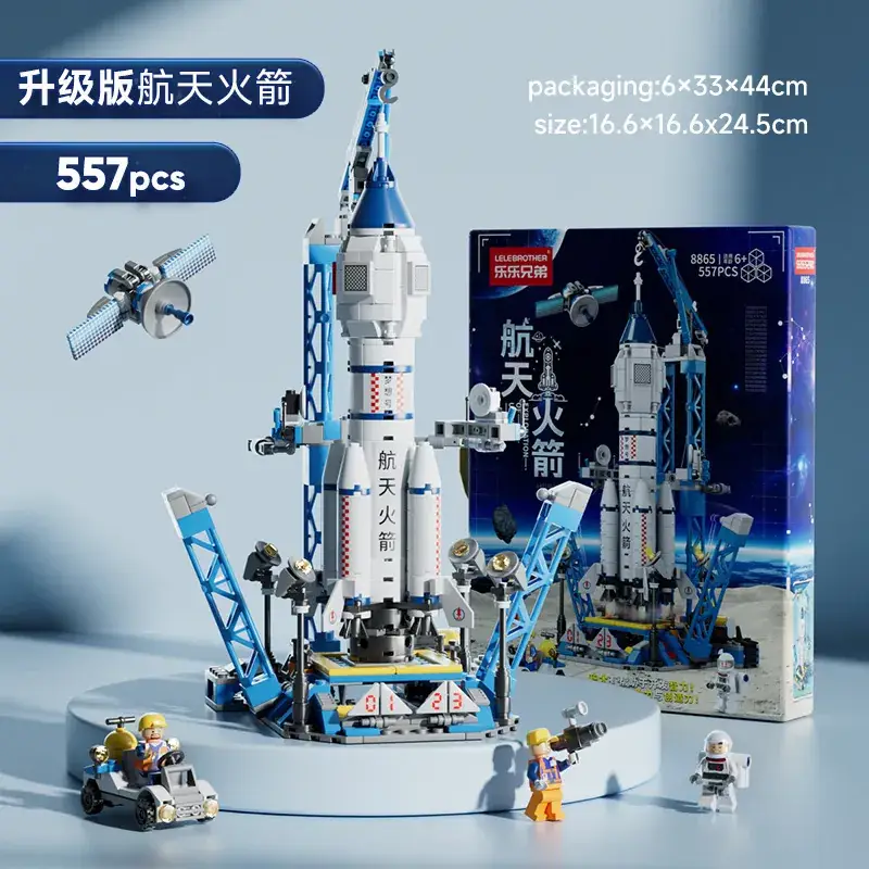 Lego Space Shuttle Rocket Building Set for Kids - Image 7