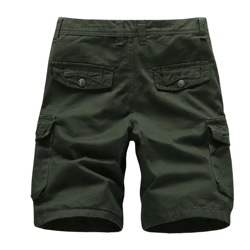 Men's Loose Pocket Shorts Beige Summer Casual - Image 7