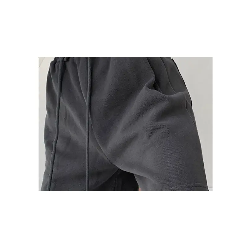 Grey Wide-leg Ice Silk Pants Women 2023 Summer - Image 5