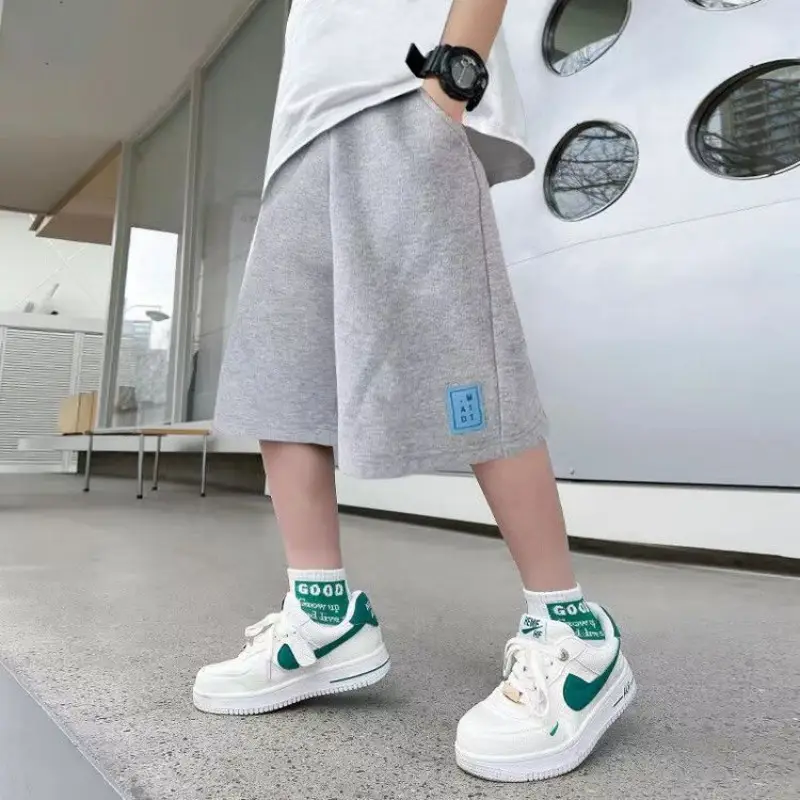 Boys Cotton Shorts Loose Western Style 2024