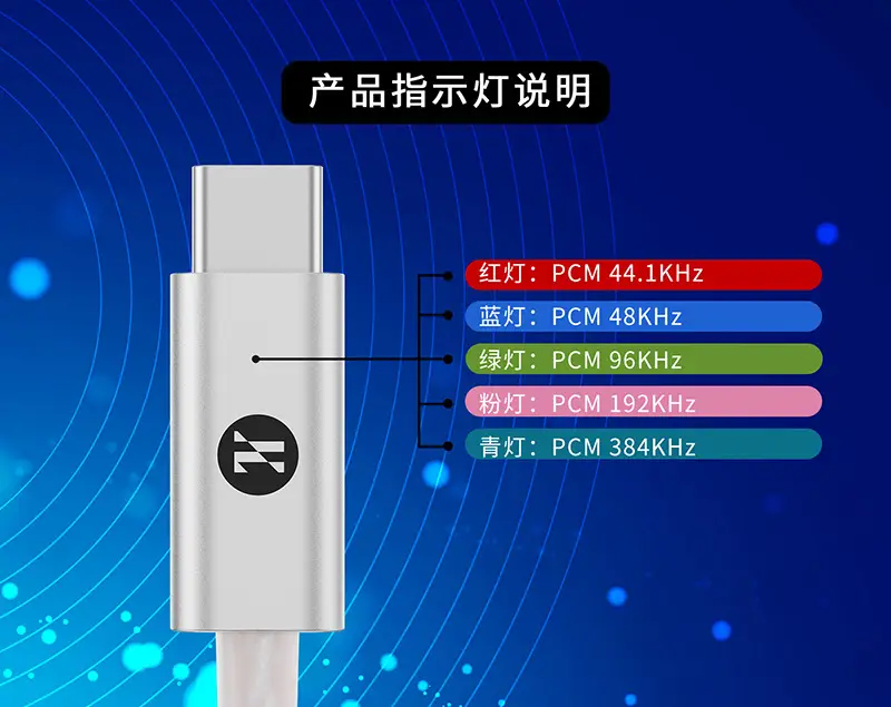Jm6 Small Tail Decoding Amp Typec Phone Cable Audio Converter — feature 16