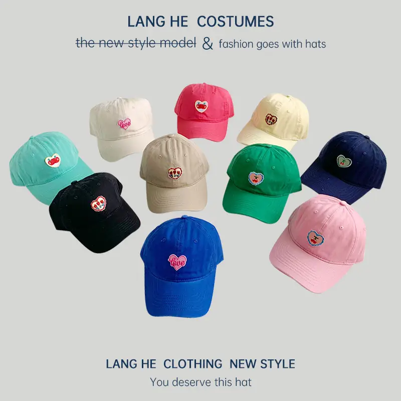 Love Heart Baseball Cap Women's Casual Washable - Image 13