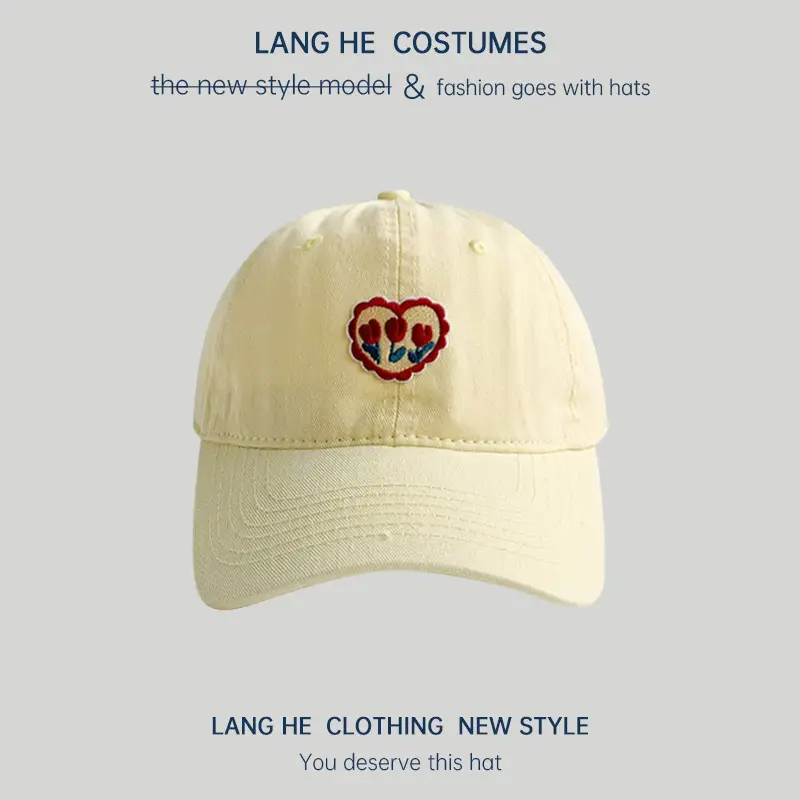 Love Heart Baseball Cap Women's Casual Washable - Image 9