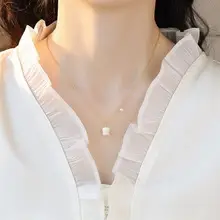 Broken Silver Pearl Necklace for Women — feature 10