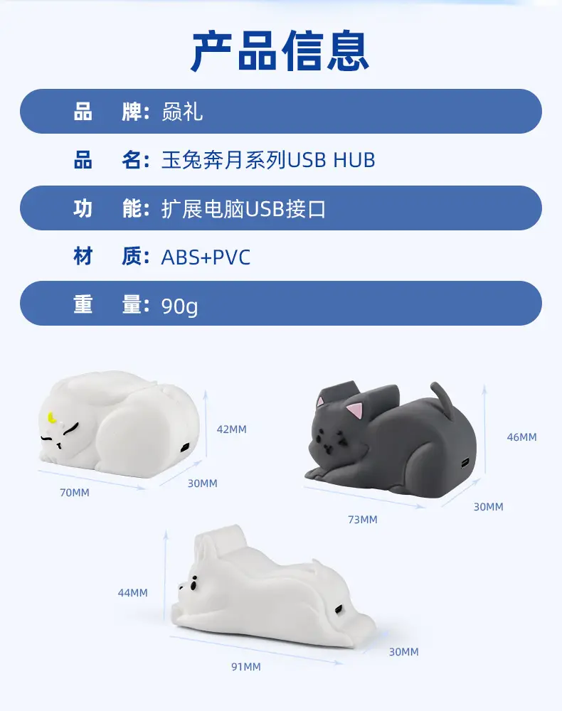 Cartoon USB HUB for Laptop PC Phone Tablet — feature 8