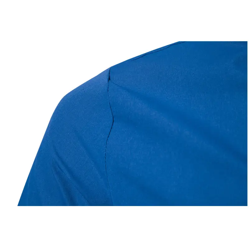 Men's Black Stand Collar Short Sleeve Shirt — feature 32