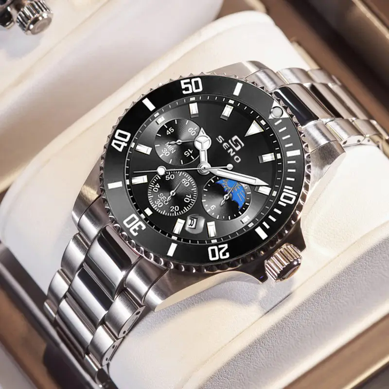 Men's Green Luminous Waterproof Cross-Border Watch - Image 4